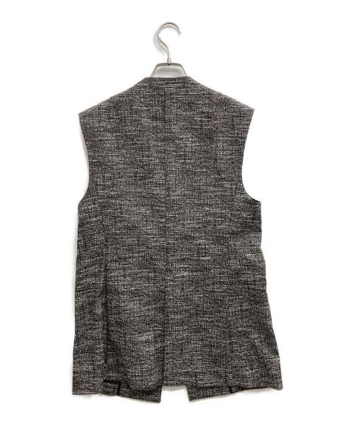 SOEJU（ソージュ）SOEJU (ソージュ) ツィーディージャカードジレ ブラック サイズ:Mの古着・服飾アイテム