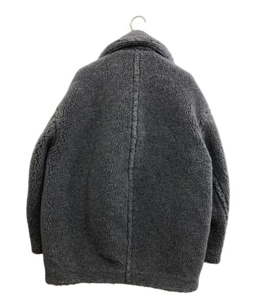 CINOH（チノ）CINOH (チノ) BOA コクーンコート/ボアコクーンコート グレー サイズ:Fの古着・服飾アイテム