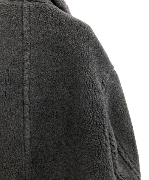 CINOH（チノ）CINOH (チノ) BOA コクーンコート/ボアコクーンコート グレー サイズ:Fの古着・服飾アイテム