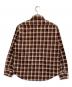 Subculture (サブカルチャー) COTTON CHECK SHIRT/コットン チェックシャツ ブラウン サイズ:1：25000円