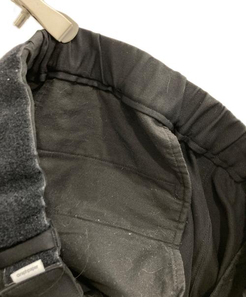 Graphpaper（グラフペーパー）Graphpaper (グラフペーパー) SELVAGE WOOL COOK PANTS/セルビッジ　ウール　コック　パンツ ブラック サイズ:Fの古着・服飾アイテム