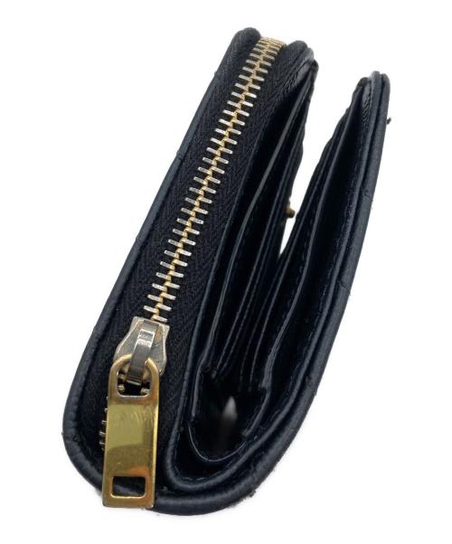 Saint Laurent Paris（サンローランパリ）Saint Laurent Paris (サンローランパリ) コンパクトジップアラウンドウォレット ブラックの古着・服飾アイテム