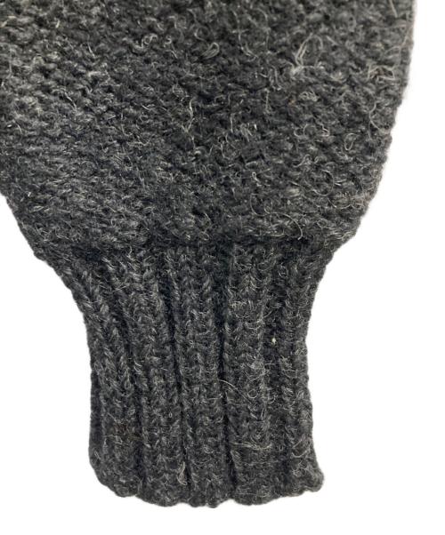 ISSEY MIYAKE（イッセイミヤケ）ISSEY MIYAKE (イッセイミヤケ) ラグランウールセーター ブラック サイズ:記載なしの古着・服飾アイテム