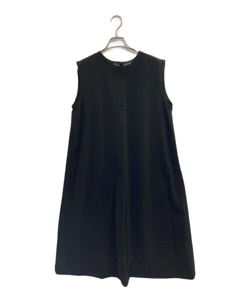 mizuiro-ind（ミズイロインド）mizuiro-ind (ミズイロインド) ノースリーブワンピース ブラック サイズ:記載なしの古着・服飾アイテム