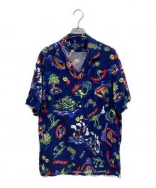 POLO RALPH LAUREN（ポロ・ラルフローレン）の古着「アロハシャツ」｜ネイビー