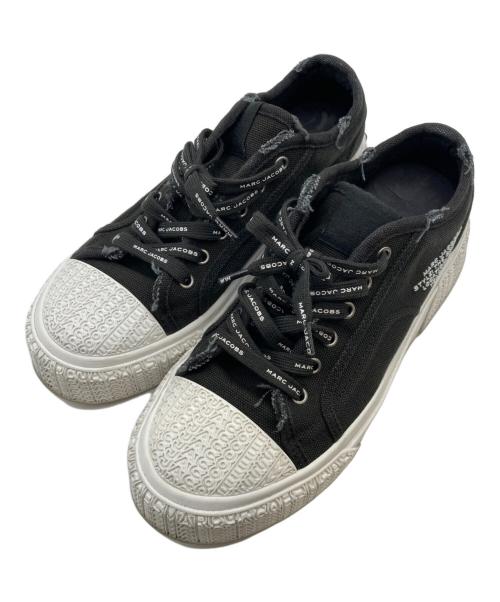 MARC JACOBS（マークジェイコブズ）MARC JACOBS (マークジェイコブズ) ザ キャンバス スニーカー ブラック サイズ:38の古着・服飾アイテム