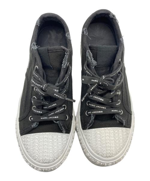 MARC JACOBS（マークジェイコブズ）MARC JACOBS (マークジェイコブズ) ザ キャンバス スニーカー ブラック サイズ:38の古着・服飾アイテム