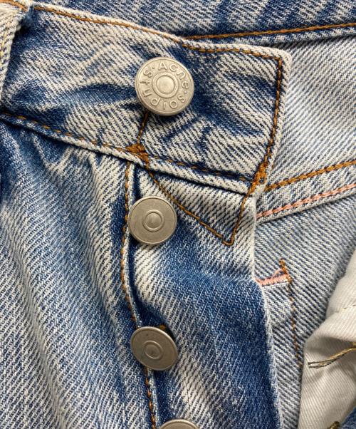 Acne studios（アクネ ストゥディオズ）Acne studios (アクネ ストゥディオズ) Mece Light Blue Trash デニムパンツ/ハイウエストストレートデニムパンツ インディゴ サイズ:24/30の古着・服飾アイテム