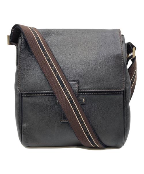 ERMENEGILDO ZEGNA（エルメネジルド・ゼニア）ERMENEGILDO ZEGNA (エルメネジルド・ゼニア) ショルダーバッグ ブラウンの古着・服飾アイテム