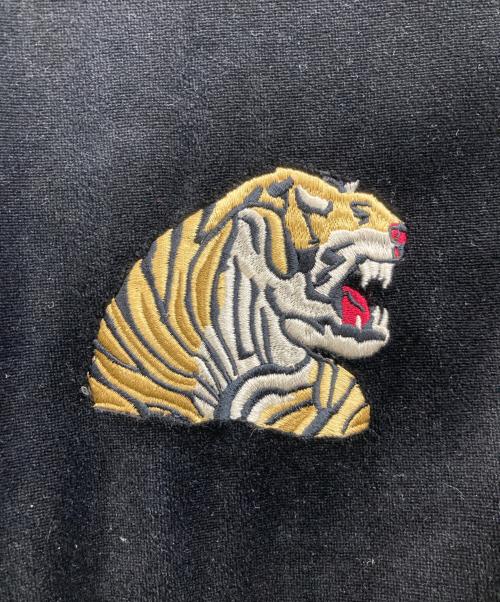 AVIREX（アヴィレックス）AVIREX (アヴィレックス) VELOUR RETRO JACKET MIG MAULERS/ベロア レトロ ジャケット ミグモーラー ブラック サイズ:Mの古着・服飾アイテム