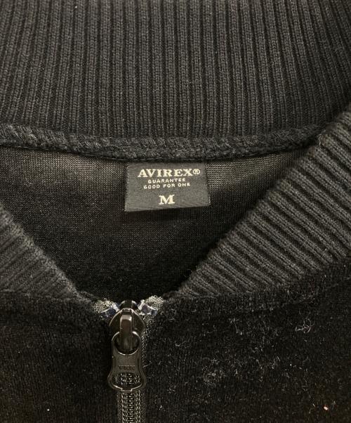 AVIREX（アヴィレックス）AVIREX (アヴィレックス) VELOUR RETRO JACKET MIG MAULERS/ベロア レトロ ジャケット ミグモーラー ブラック サイズ:Mの古着・服飾アイテム