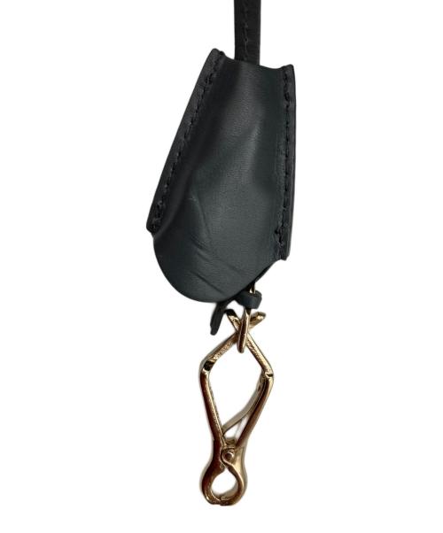 BALENCIAGA（バレンシアガ）BALENCIAGA (バレンシアガ) パドロックヌード・ミニ ハンドバッグ グレーの古着・服飾アイテム