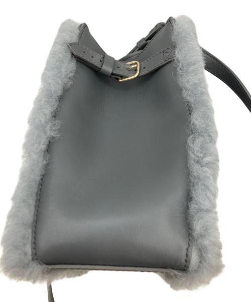 BALENCIAGA（バレンシアガ）BALENCIAGA (バレンシアガ) パドロックヌード・ミニ ハンドバッグ グレーの古着・服飾アイテム