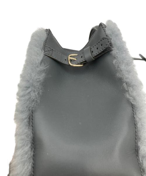 BALENCIAGA（バレンシアガ）BALENCIAGA (バレンシアガ) パドロックヌード・ミニ ハンドバッグ グレーの古着・服飾アイテム