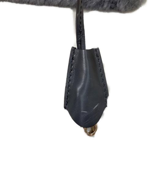 BALENCIAGA（バレンシアガ）BALENCIAGA (バレンシアガ) パドロックヌード・ミニ ハンドバッグ グレーの古着・服飾アイテム