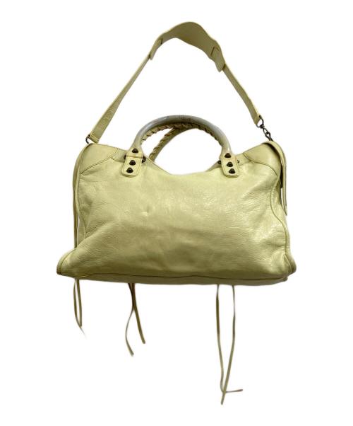 BALENCIAGA（バレンシアガ）BALENCIAGA (バレンシアガ) ザ・シティ 2WAYハンドバッグ グリーンの古着・服飾アイテム