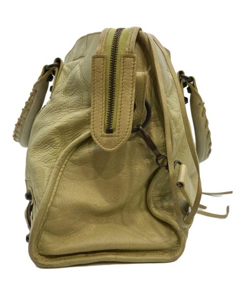 BALENCIAGA（バレンシアガ）BALENCIAGA (バレンシアガ) ザ・シティ 2WAYハンドバッグ グリーンの古着・服飾アイテム