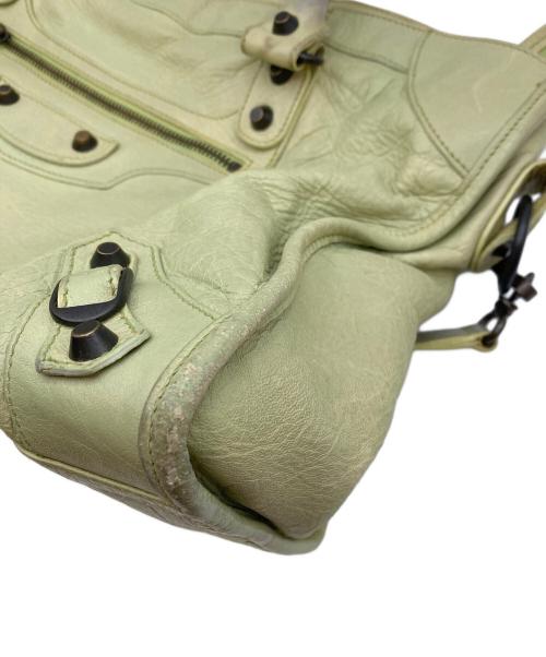 BALENCIAGA（バレンシアガ）BALENCIAGA (バレンシアガ) ザ・シティ 2WAYハンドバッグ グリーンの古着・服飾アイテム