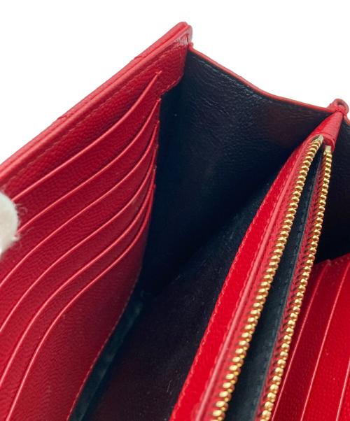 Saint Laurent Paris（サンローランパリ）Saint Laurent Paris (サンローランパリ) カサンドラ クラシック ショルダーバッグ/Classic Cassandre Chain Wallet　Bag レッドの古着・服飾アイテム