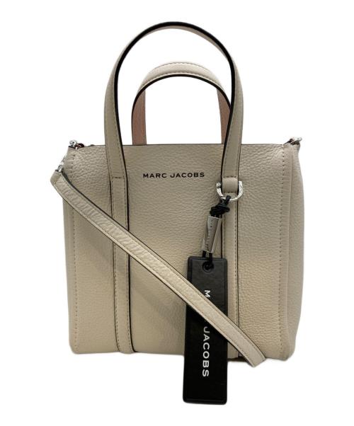 MARC JACOBS（マークジェイコブス）MARC JACOBS (マークジェイコブズ) THE TAG TOTE 21 /ザ タグ トート 21/ショルダーバッグ/ハンドバッグ アイボリーの古着・服飾アイテム