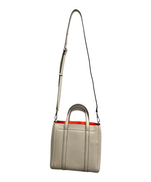 MARC JACOBS（マークジェイコブス）MARC JACOBS (マークジェイコブズ) THE TAG TOTE 21 /ザ タグ トート 21/ショルダーバッグ/ハンドバッグ アイボリーの古着・服飾アイテム