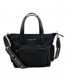 MICHAEL KORS（マイケルコース）の古着「KHAI カーゴ ポケット トート スモール」｜ブラック