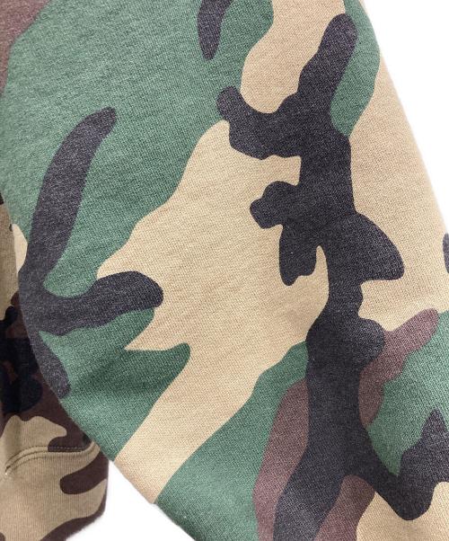 SUPREME（シュプリーム）Supreme (シュプリーム) S Logo Zip Up Hooded Sweatshirt Woodland Camo/Sロゴ ジップアップフーディ カーキ×オリーブ サイズ:Mの古着・服飾アイテム