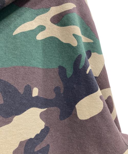 SUPREME（シュプリーム）Supreme (シュプリーム) S Logo Zip Up Hooded Sweatshirt Woodland Camo/Sロゴ ジップアップフーディ カーキ×オリーブ サイズ:Mの古着・服飾アイテム
