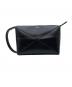 LOEWE（ロエベ）の古着「Puzzle Fold Wash Bag/パズル フォールド トラベルポーチ/ハンドバッグ」｜ブラック