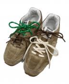 NEW BALANCE×MIU MIUニューバランス×ミュウミュウ）の古着「530SL スウェードスニーカー」｜ブラウン