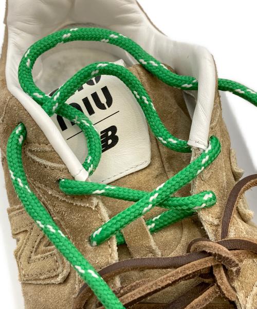 NEW BALANCE（ニューバランス）NEW BALANCE (ニューバランス) MIU MIU (ミュウミュウ) 530SL スウェードスニーカー ブラウン サイズ:40の古着・服飾アイテム