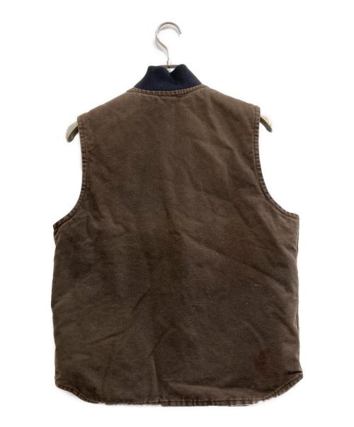 CarHartt（カーハート）CarHartt (カーハート) ダックベスト ブラウン サイズ:Medium Regularの古着・服飾アイテム