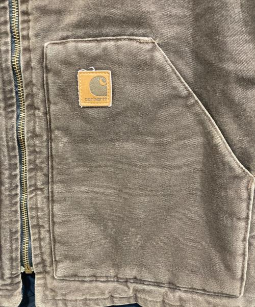 CarHartt（カーハート）CarHartt (カーハート) ダックベスト ブラウン サイズ:Medium Regularの古着・服飾アイテム