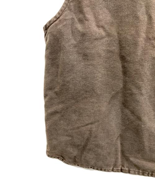 CarHartt（カーハート）CarHartt (カーハート) ダックベスト ブラウン サイズ:Medium Regularの古着・服飾アイテム
