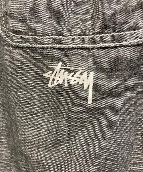 stussy（ステューシー）stussy (ステューシー) LEVI'S (リーバイス) シャンブレーシャツ グレー サイズ:XLの古着・服飾アイテム