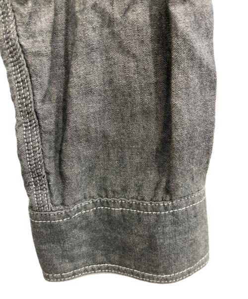 stussy（ステューシー）stussy (ステューシー) LEVI'S (リーバイス) シャンブレーシャツ グレー サイズ:XLの古着・服飾アイテム