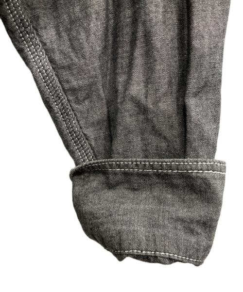 stussy（ステューシー）stussy (ステューシー) LEVI'S (リーバイス) シャンブレーシャツ グレー サイズ:XLの古着・服飾アイテム