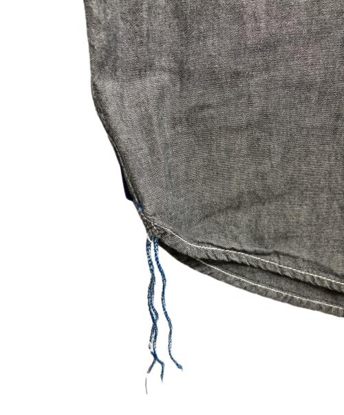 stussy（ステューシー）stussy (ステューシー) LEVI'S (リーバイス) シャンブレーシャツ グレー サイズ:XLの古着・服飾アイテム