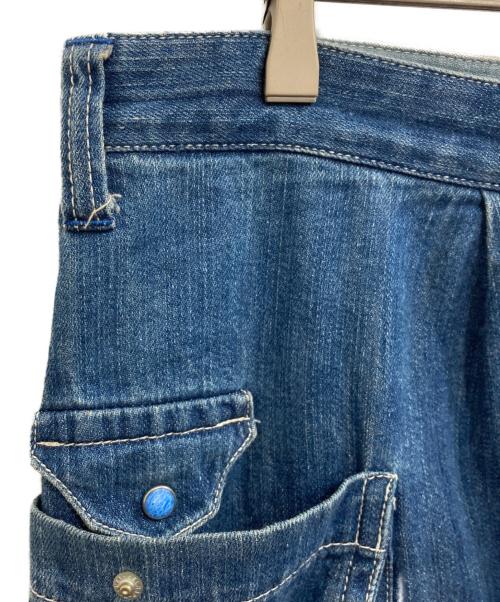 Porter Classic（ポータークラシック）Porter Classic (ポータークラシック) デニムカーゴショーツ/summer denim インディゴ サイズ:Lの古着・服飾アイテム