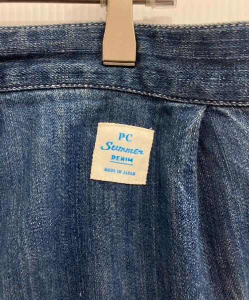 Porter Classic（ポータークラシック）Porter Classic (ポータークラシック) デニムカーゴショーツ/summer denim インディゴ サイズ:Lの古着・服飾アイテム