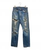 LEVI'Sリーバイス）の古着「66前期 501デニムパンツ」｜インディゴ