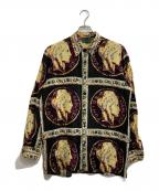 JUNIOR GAULTIERジュニアゴルチエ）の古着「オールド総柄シャツ」｜マルチカラー