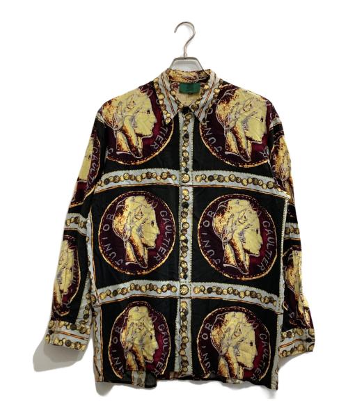 JUNIOR GAULTIER（ジュニアゴルチエ）JUNIOR GAULTIER (ジュニアゴルチエ) オールド総柄シャツ マルチカラー サイズ:48の古着・服飾アイテム