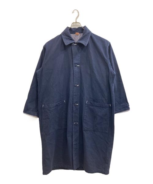 45R（フォーティファイブ・アール）45R (フォーティファイブ・アール) ステンカラーコート インディゴ サイズ:3の古着・服飾アイテム