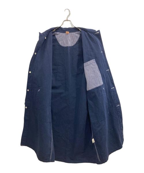 45R（フォーティファイブ・アール）45R (フォーティファイブ・アール) ステンカラーコート インディゴ サイズ:3の古着・服飾アイテム