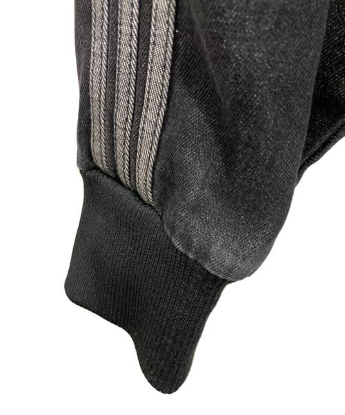 adidas（アディダス）adidas (アディダス) デニム ファイヤーバード トラックトップ ブラック サイズ:Mの古着・服飾アイテム