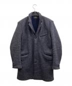 BROWN'S BEACH JACKETブラウンズビーチジャケット）の古着「チェスターフィールドコート」｜ネイビー