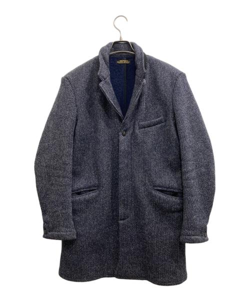 BROWN'S BEACH JACKET（ブラウンズビーチジャケット）BROWN'S BEACH JACKET (ブラウンズビーチジャケット) チェスターフィールドコート ネイビー サイズ:40の古着・服飾アイテム