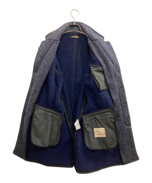 BROWN'S BEACH JACKET（ブラウンズビーチジャケット）BROWN'S BEACH JACKET (ブラウンズビーチジャケット) チェスターフィールドコート ネイビー サイズ:40の古着・服飾アイテム