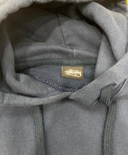 stussy（ステューシー）stussy (ステューシー) BASIC STUSSY HOODIE/ベーシック　ストゥーシー　フーディ ネイビー サイズ:Mの古着・服飾アイテム